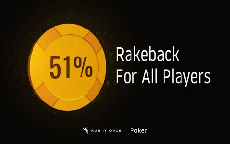 run it once poker rakeback